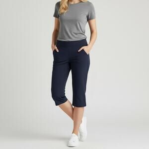 Columbia Omni-Shield Active Fit Capri Pants NWT Women's Sz XL Dark Nocturnal